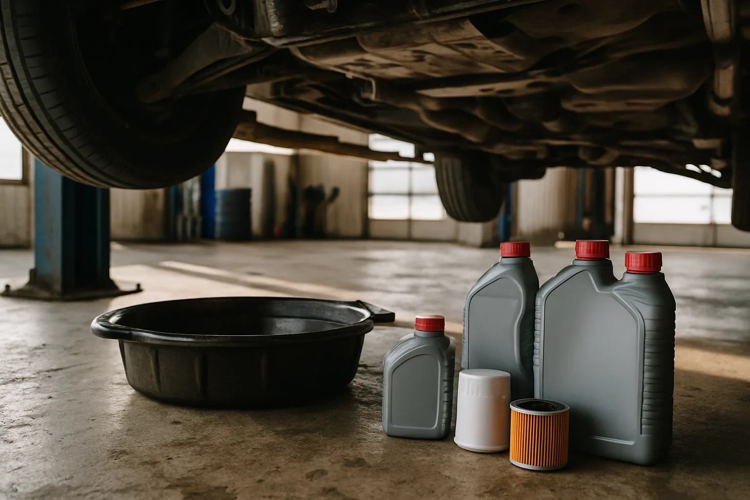 Oil maintenance service setup